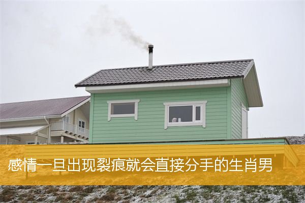 感情一旦出现裂痕就会直接分手的生肖男