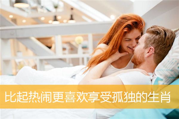 比起热闹更喜欢享受孤独的生肖