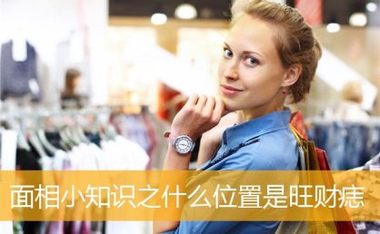 面相小知识之什么位置是旺财痣