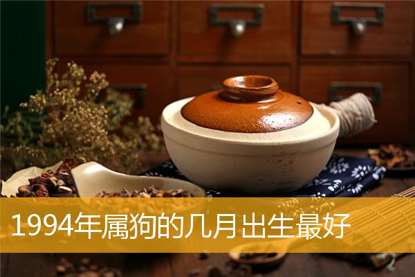 1994年属狗的几月出生最好