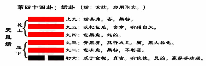 解读易经(第四十四卦)——姤卦