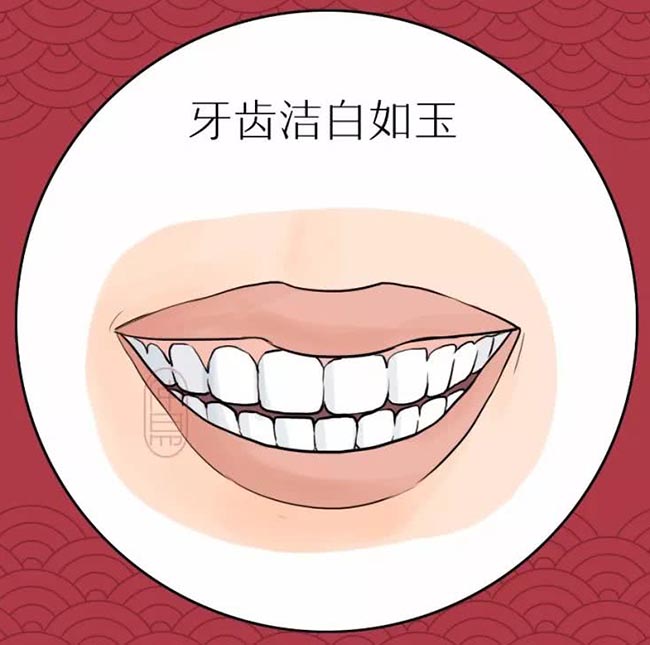 仲易说：牙齿长这样，一生顺风顺水，生活富足！