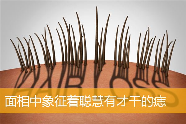 面相中象征着聪慧有才干的痣