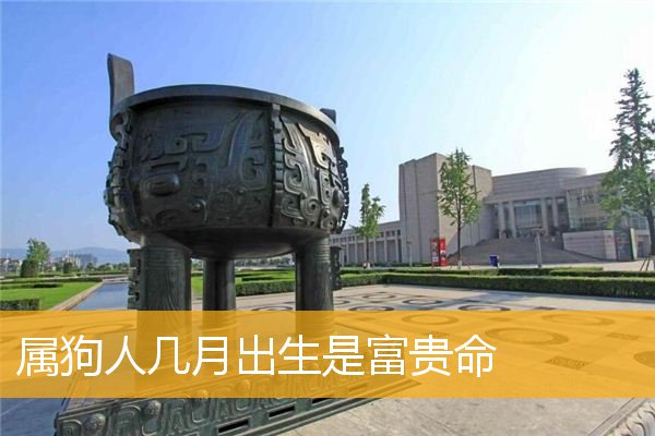 属狗人几月出生是富贵命