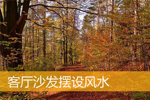 客厅沙发摆设风水