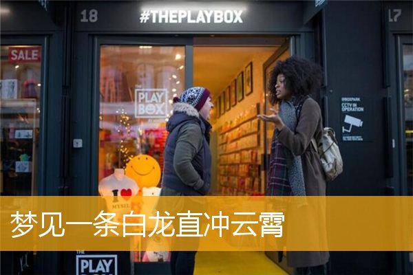 梦见一条白龙直冲云霄