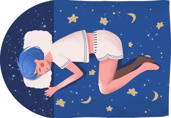 三种睡觉姿势，只有最后一种运势好