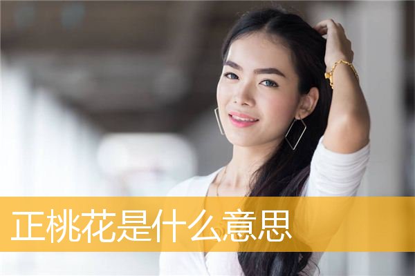 正桃花是什么意思