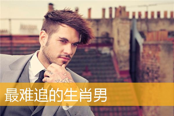 最难追的生肖男