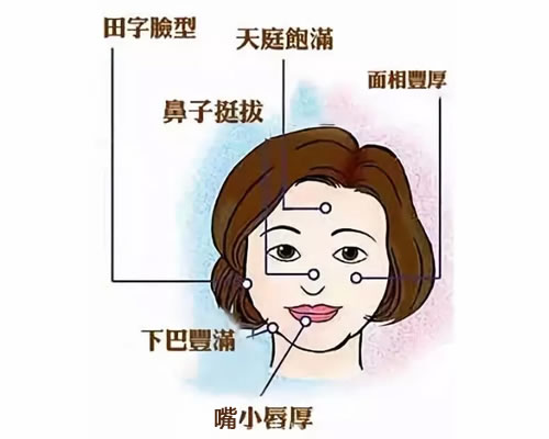 周易面相大叔：女人面相学图解，全方位了解你的命运