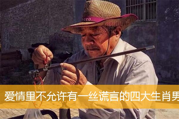 爱情里不允许有一丝谎言的四大生肖男