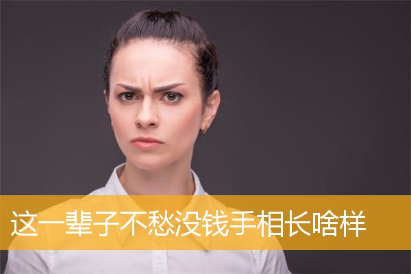 这一辈子不愁没钱手相长啥样