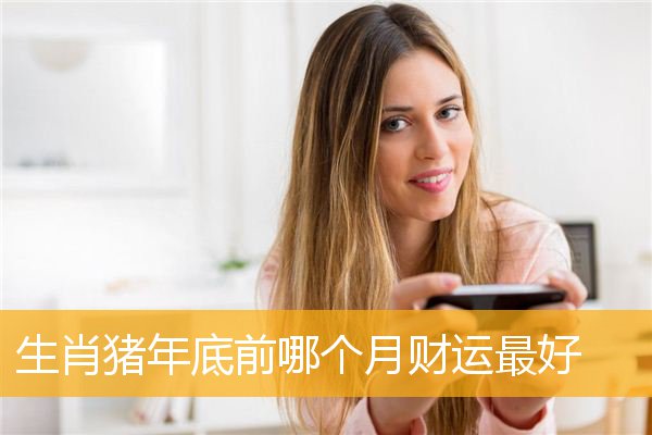 生肖猪年底前哪个月财运最好